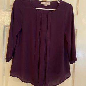 Loft purple top